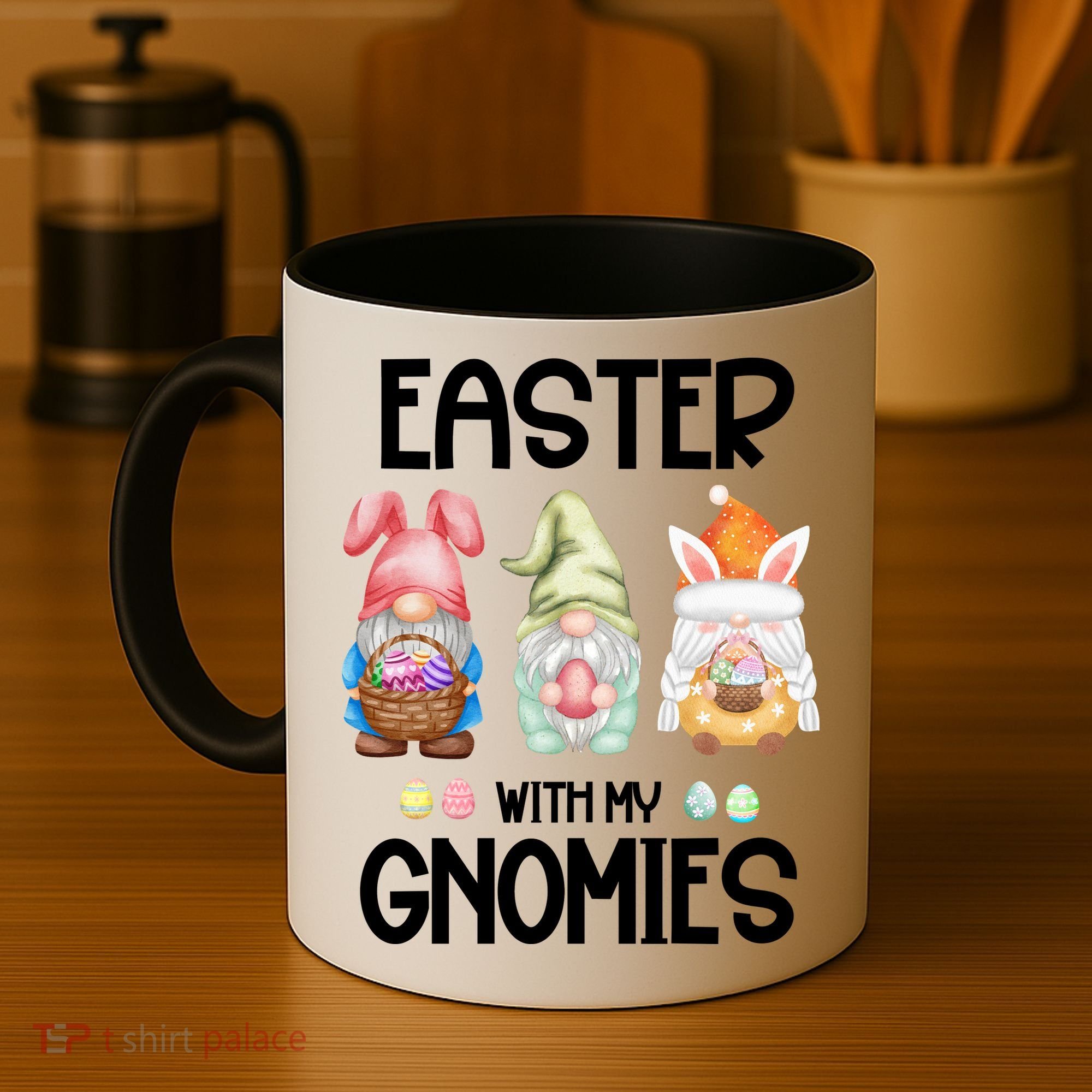 Easter With My Gnomies Egg Hunt Matching Coffee Mug