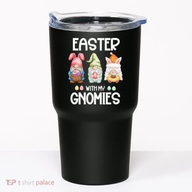 Easter With My Gnomies Egg Hunt Matching Tumbler