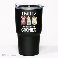 Easter With My Gnomies Egg Hunt Matching Tumbler thumb 0