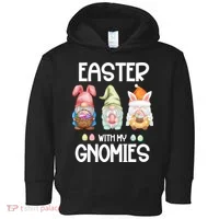 Easter With My Gnomies Egg Hunt Matching Toddler Hoodie thumb 0