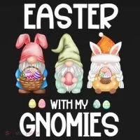Easter With My Gnomies Egg Hunt Matching Toddler Hoodie thumb 2