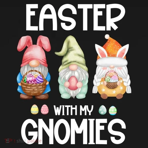 Easter With My Gnomies Egg Hunt Matching Toddler Hoodie