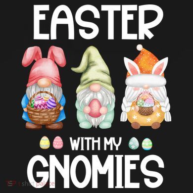 Easter With My Gnomies Egg Hunt Matching Toddler Long Sleeve Shirt