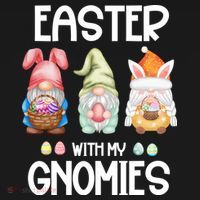 Easter With My Gnomies Egg Hunt Matching Toddler Long Sleeve Shirt thumb 2
