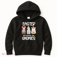 Easter With My Gnomies Egg Hunt Matching Kids Hoodie thumb 0