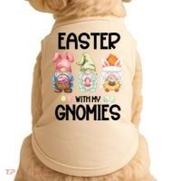 Easter With My Gnomies Egg Hunt Matching Doggie Tank thumb 0