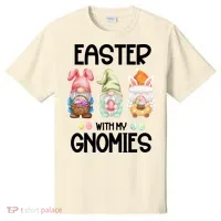 Easter With My Gnomies Egg Hunt Matching T-Shirt thumb 0