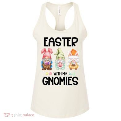 Easter With My Gnomies Egg Hunt Matching Women's Tank Top