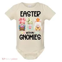 Easter With My Gnomies Egg Hunt Matching Baby Bodysuit thumb 0