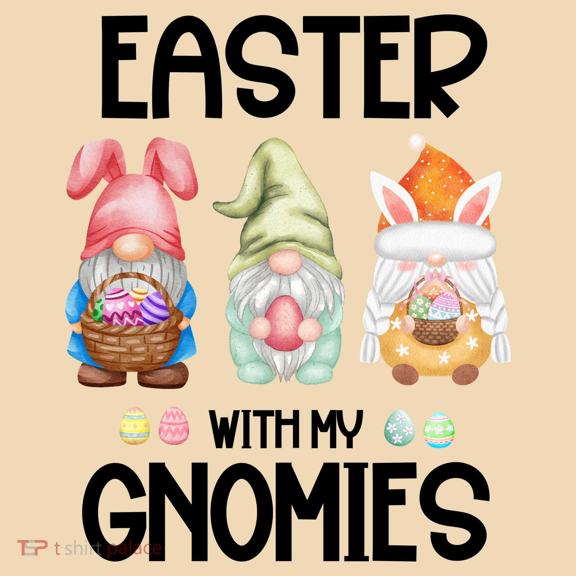 Easter With My Gnomies Egg Hunt Matching Baby Bodysuit