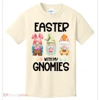 Easter With My Gnomies Egg Hunt Matching Kids T-Shirt thumb 0