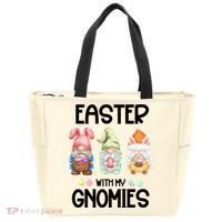 Easter With My Gnomies Egg Hunt Matching Tote Bag thumb 0