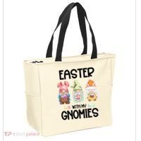 Easter With My Gnomies Egg Hunt Matching Tote Bag thumb 2