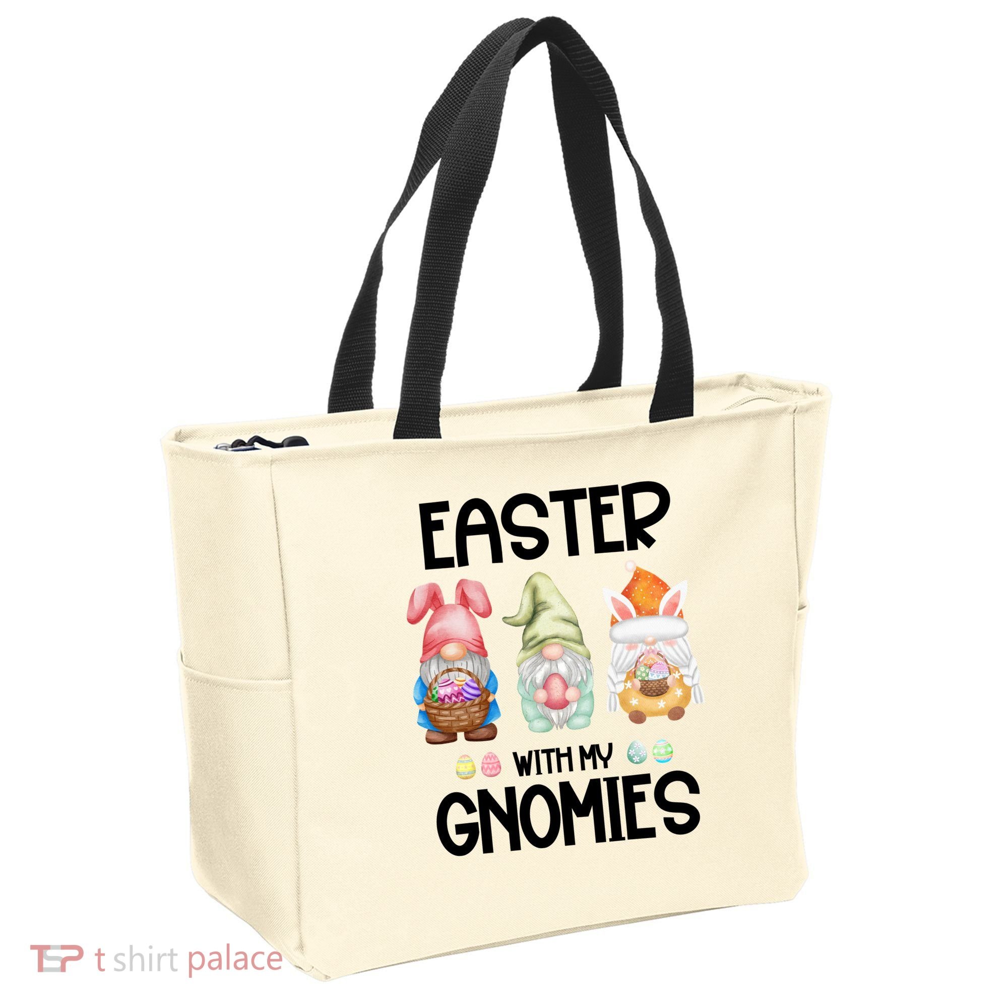 Easter With My Gnomies Egg Hunt Matching Tote Bag
