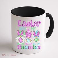 Easter With My Gnomies Coffee Mug thumb 1