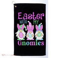 Easter With My Gnomies Golf Towel thumb 0