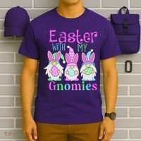 Easter With My Gnomies T-Shirt thumb 6