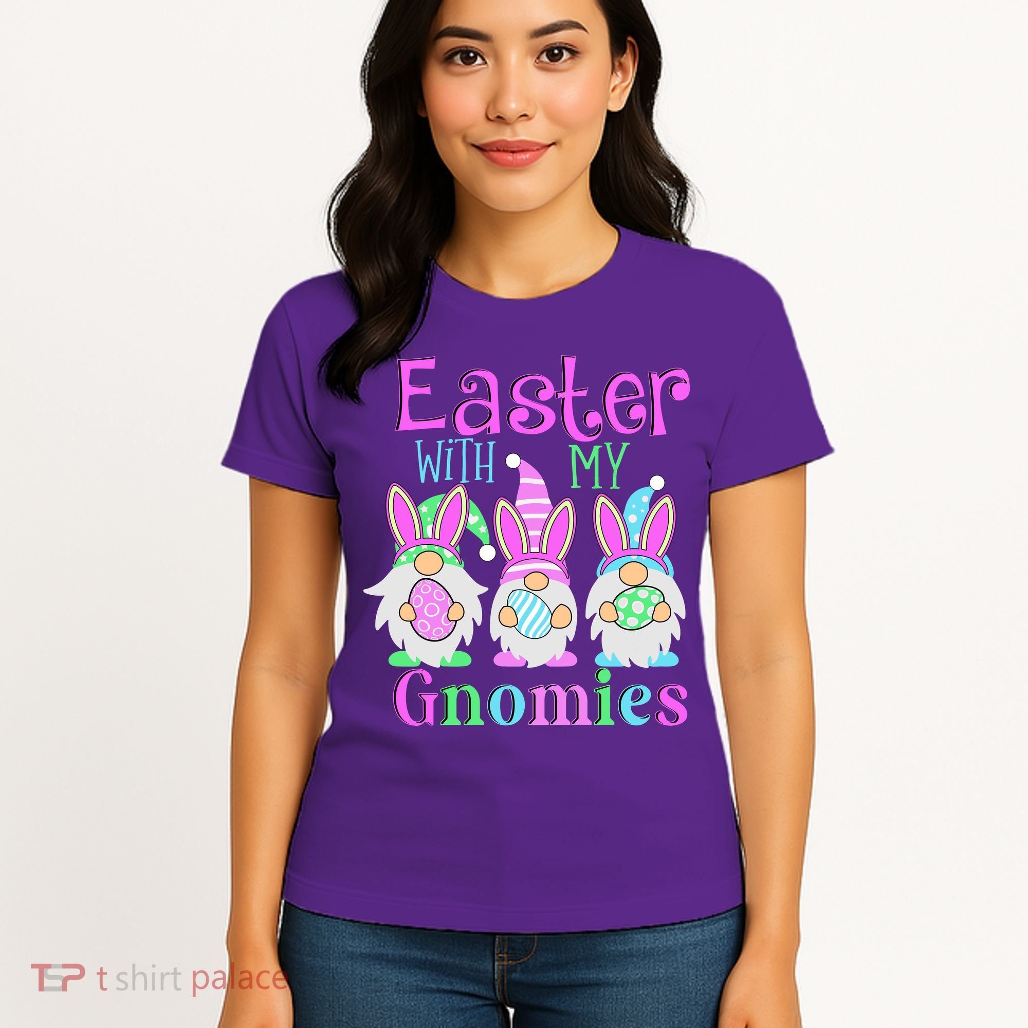 Easter With My Gnomies Women's T-Shirt