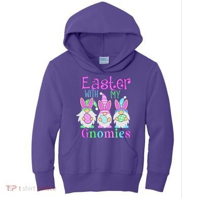 Easter With My Gnomies Kids Hoodie