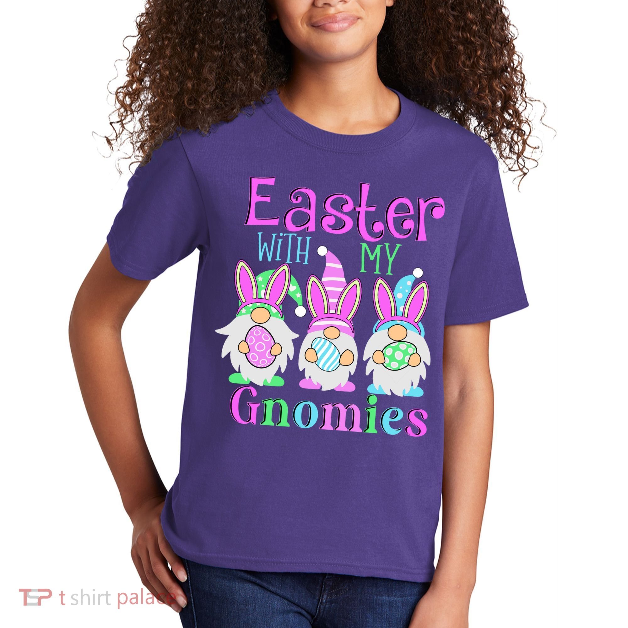 Easter With My Gnomies Kids T-Shirt