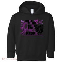 Epilepsy Warrior Purple Ribbon Butterfly Toddler Hoodie thumb 0