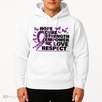 Epilepsy Warrior Purple Ribbon Butterfly Hoodie thumb 2