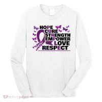 Epilepsy Warrior Purple Ribbon Butterfly Long Sleeve Shirt thumb 0