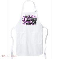 Epilepsy Warrior Purple Ribbon Butterfly Apron thumb 0