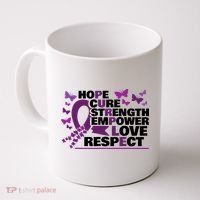 Epilepsy Warrior Purple Ribbon Butterfly Coffee Mug thumb 0