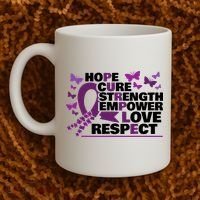 Epilepsy Warrior Purple Ribbon Butterfly Coffee Mug thumb 2