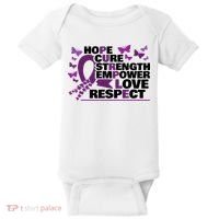 Epilepsy Warrior Purple Ribbon Butterfly Baby Bodysuit thumb 0