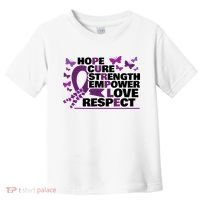 Epilepsy Warrior Purple Ribbon Butterfly Toddler T-Shirt thumb 0