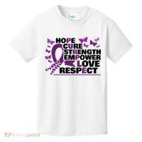 Epilepsy Warrior Purple Ribbon Butterfly Kids T-Shirt thumb 0