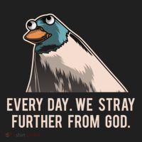 Everyday We Stray Further From God Meme Hat thumb 2