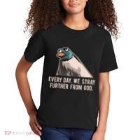 Everyday We Stray Further From God Meme Kids T-Shirt thumb 2