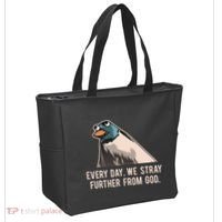 Everyday We Stray Further From God Meme Tote Bag thumb 2