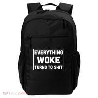 Everything Woke Turns To Shit Backpack thumb 0