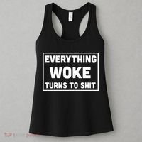Everything Woke Turns To Shit Women's Tank Top thumb 3