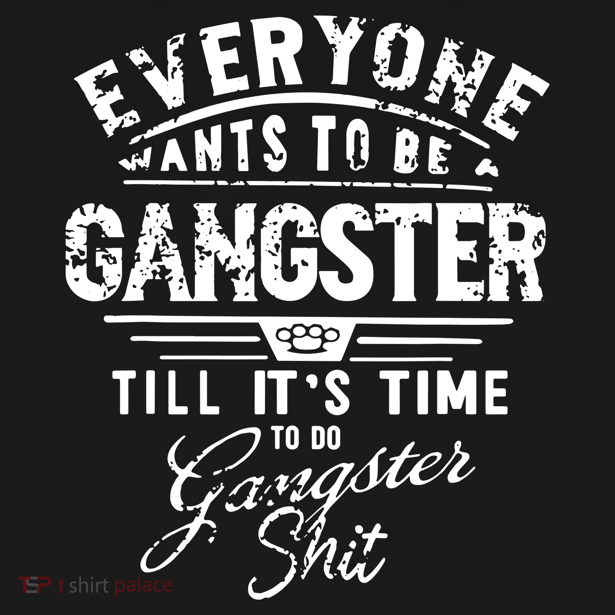 Everyone Want To Be Gangster Till Its Time To Do Pom Pom 12in Knit Beanie