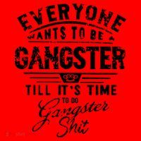 Everyone Want To Be Gangster Till Its Time To Do Santa Hat thumb 1