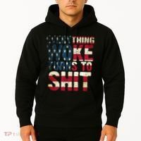 Everything Woke Turns To Shit USA Flag Hoodie thumb 2
