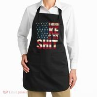 Everything Woke Turns To Shit USA Flag Apron thumb 2