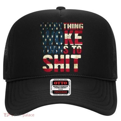 Everything Woke Turns To Shit USA Flag Hat