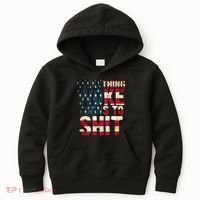 Everything Woke Turns To Shit USA Flag Kids Hoodie thumb 0