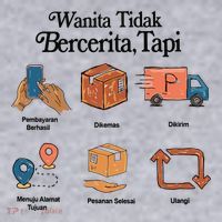 Eros Wanita Tidak Bercerita Tapi Women's Sweatshirt thumb 2
