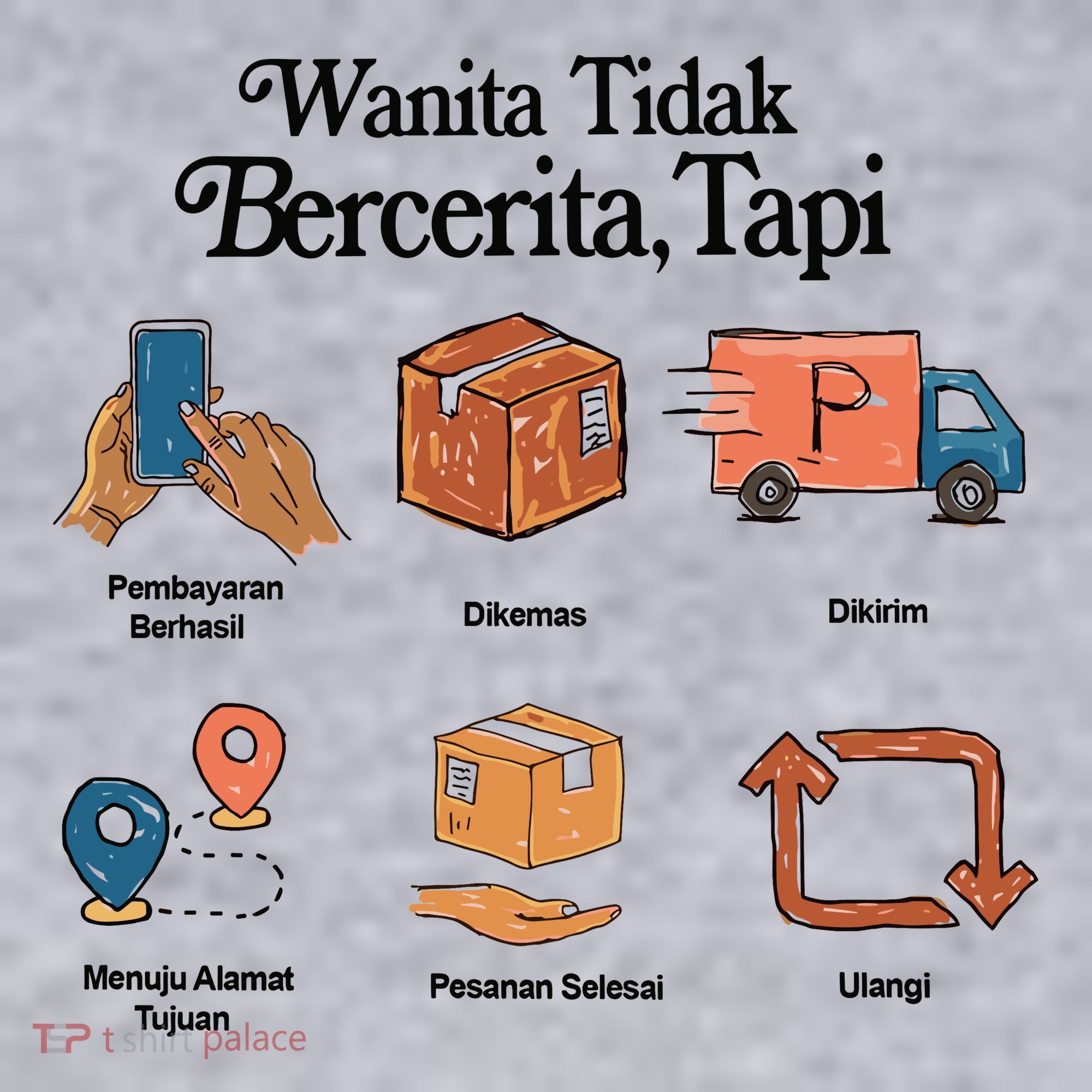 Eros Wanita Tidak Bercerita Tapi Women's Sweatshirt