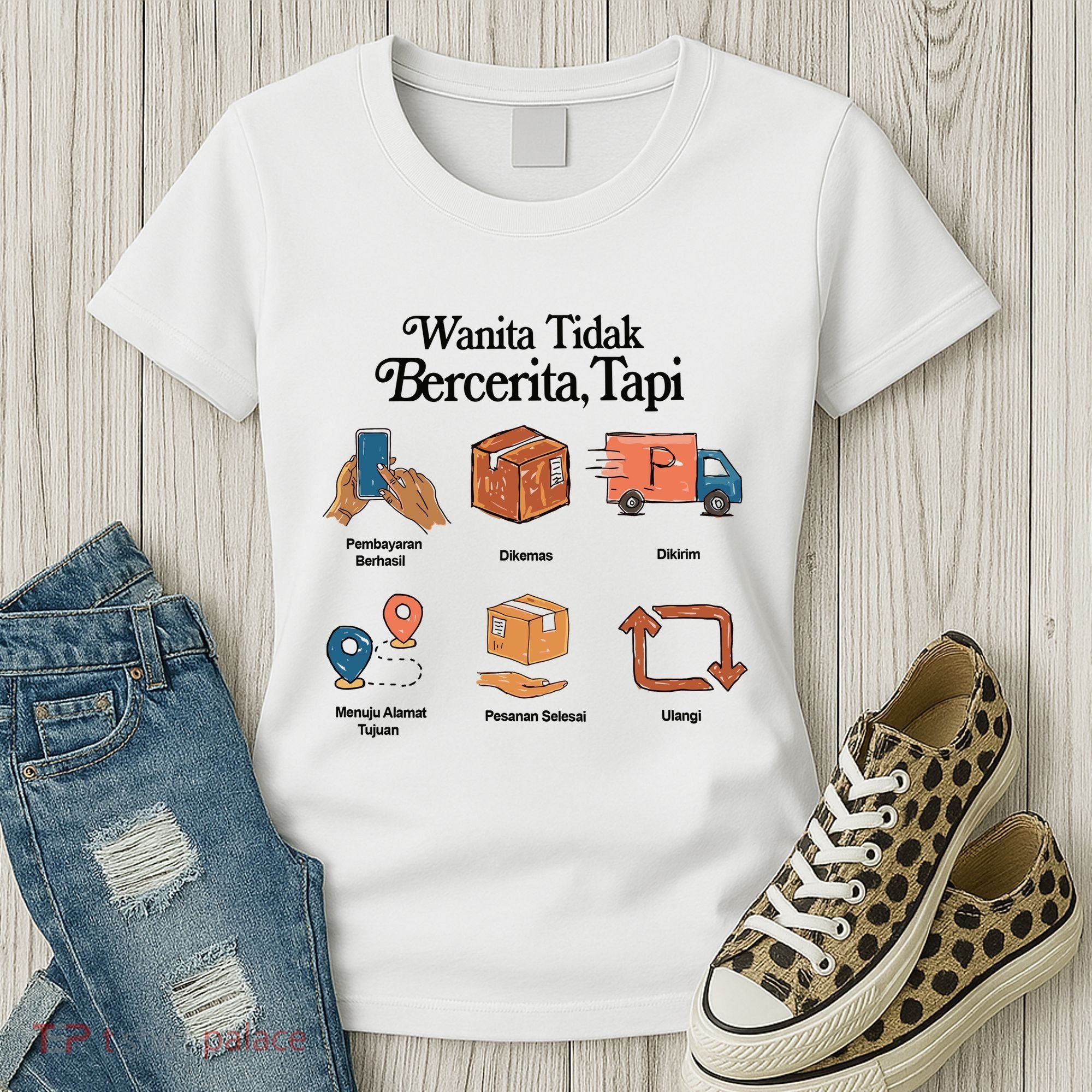 Eros Wanita Tidak Bercerita Tapi Women's T-Shirt