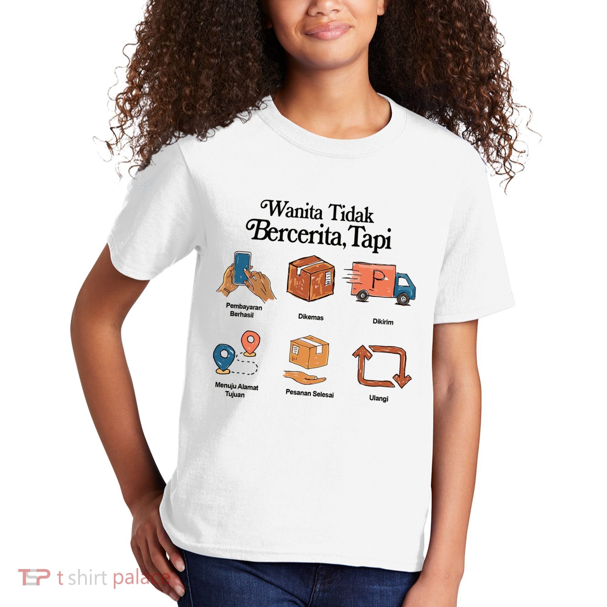 Eros Wanita Tidak Bercerita Tapi Kids T-Shirt