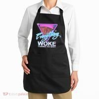 Everything Woke Turns To Shit Donald Trump Retro 80s Apron thumb 2