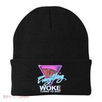 Everything Woke Turns To Shit Donald Trump Retro 80s Beanie thumb 0